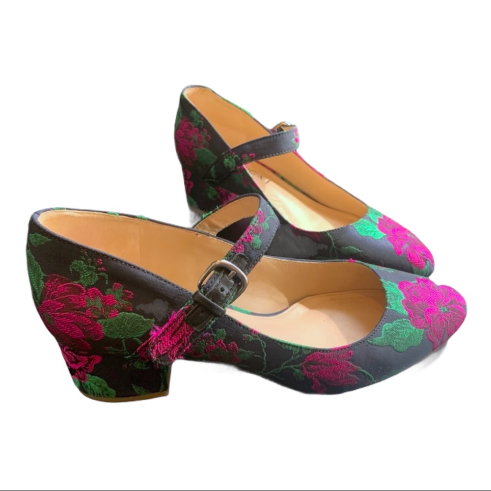 Via Spiga flower Mary Janes